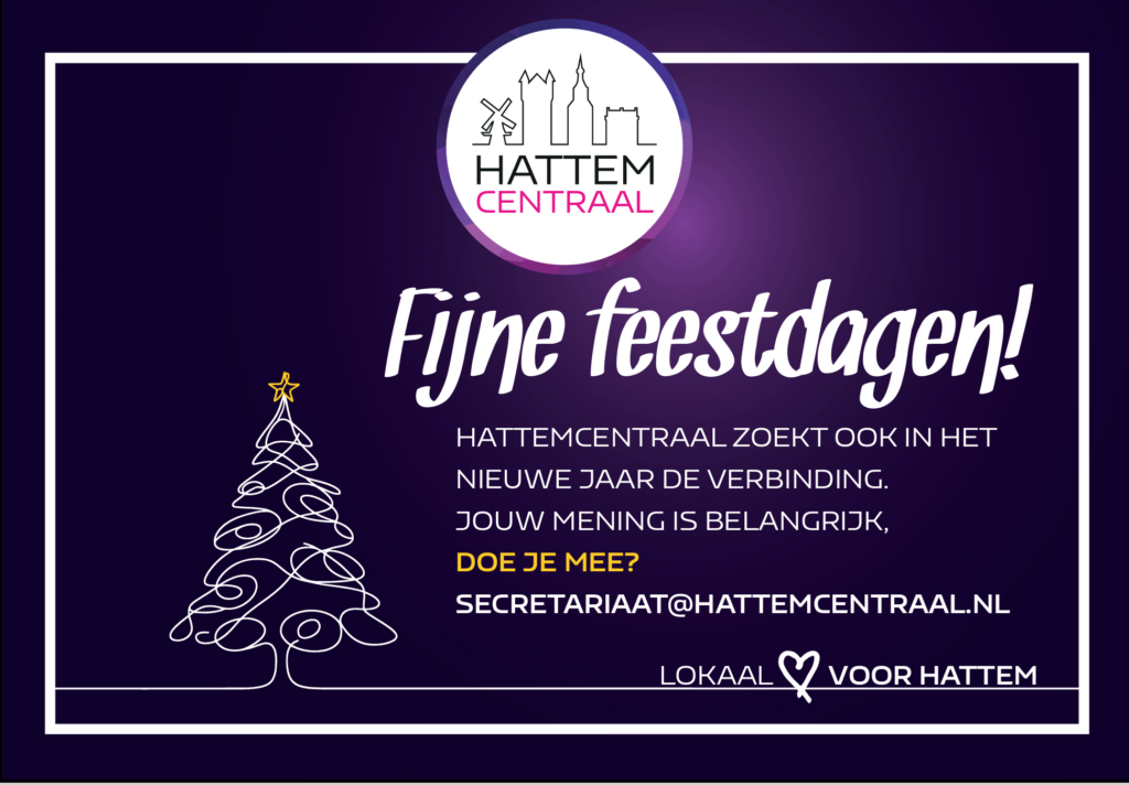 Fijne feestdagen 